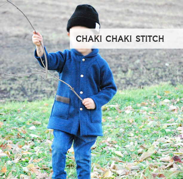 １時間で完成 噂の子供コートダウンロード型紙 ジグザグ ロック不要