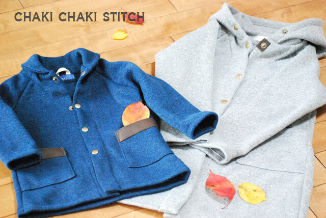 １時間で完成 噂の子供コートダウンロード型紙 ジグザグ ロック不要