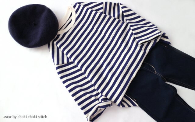 新作の型紙はドロップ袖でおしゃれなTシャツ