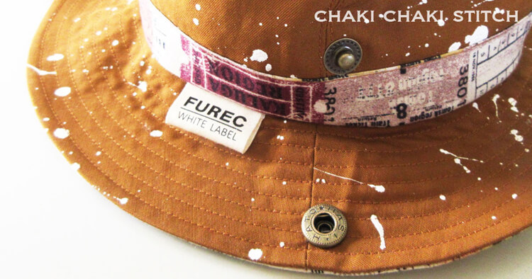 ハンドメイドの帽子型紙なのにつばのステッチが見えない作り方