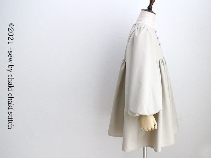 供服プレーリーワンピース型紙110-ぽわん袖ーイメージ